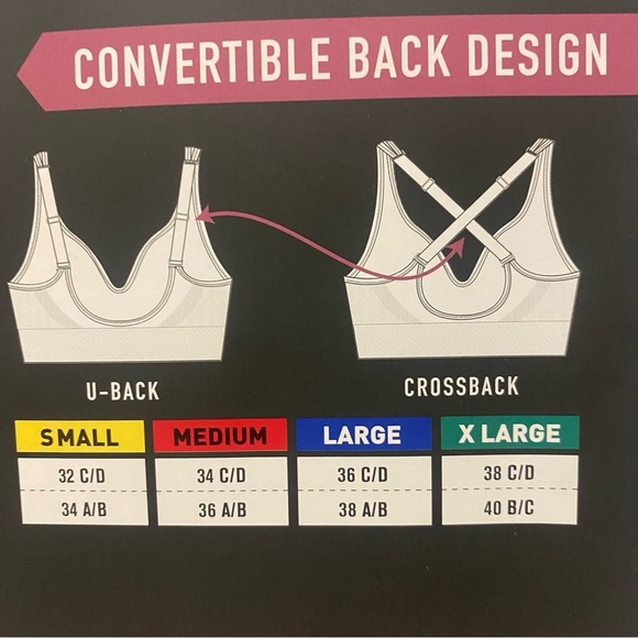 Puma Performance NWOB Seamless Sports Bra Bundle 2 Pack Comfort Stretch Sz M - Picture 4 of 4